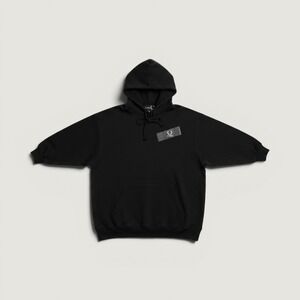 Fred Perry x Raf Simons Graphic Hoodie Black Size 44 Large